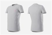 Eye V-Neck Light Grey Pink