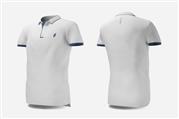 Eye Polo White Navy